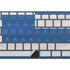 Greece Flag Distressed Magic Keyboard with Numeric Keypad Skin