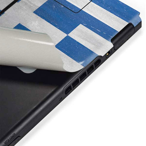 Greece Flag Distressed Nintendo Switch Bundle Skin