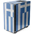 Greece Flag Distressed NZXT H510 Compact ATX Mid-Tower Case Skin