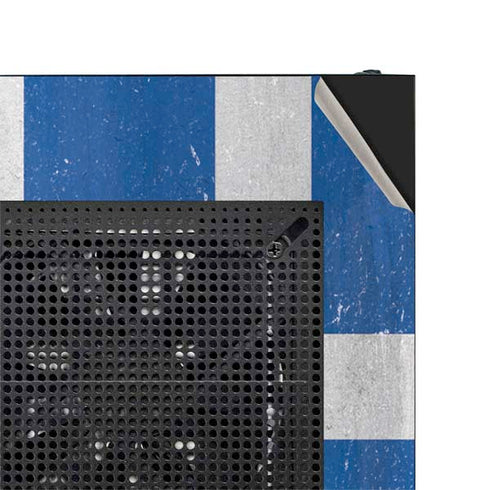 Greece Flag Distressed NZXT H510 Compact ATX Mid-Tower Case Skin
