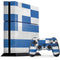 Greece Flag Distressed PS4 Console and Controller Bundle Skin