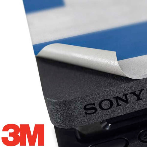 Greece Flag Distressed PS4 Pro Bundle Skin