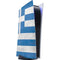 Greece Flag Distressed PS5 Digital Edition Console Skin