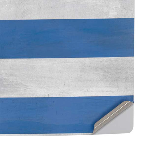 Greece Flag Distressed PS5 Slim Digital Edition Console Skin
