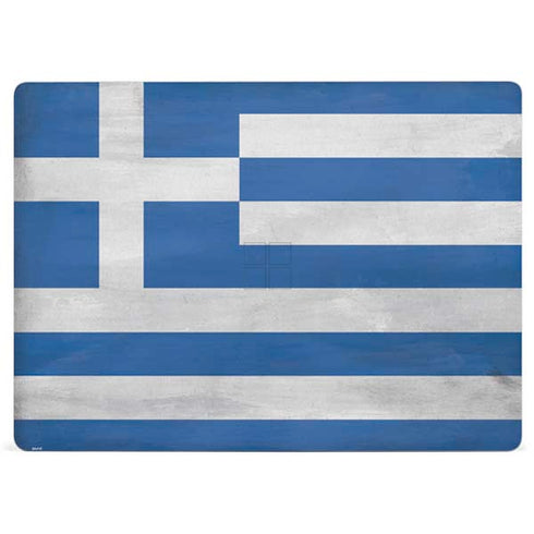 Greece Flag Distressed Surface Laptop 2 Skin