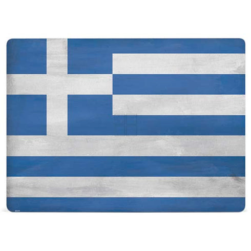 Greece Flag Distressed Surface Laptop 3 13.5in Skin