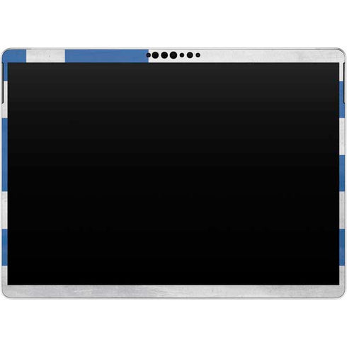 Greece Flag Distressed Surface Pro 8 Skin