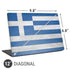 Greece Flag Distressed Universal Laptop 12in (9.8 x 6.8in) Skin