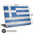 Greece Flag Distressed Universal Laptop 17in (13.8 x 10in) Skin