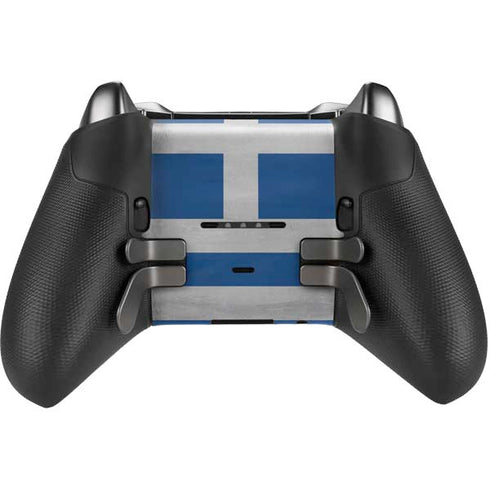 Greece Flag Distressed Xbox Elite Wireless Controller Series 2 Skin