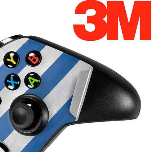 Greece Flag Distressed Xbox One S All-Digital Edition Bundle Skin