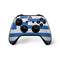 Greece Flag Distressed Xbox One X Controller Skin