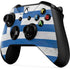 Greece Flag Distressed Xbox One X Controller Skin