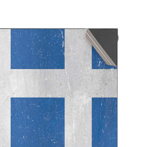 Greece Flag Distressed Xbox Series X Console Skin