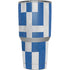 Greece Flag Distressed Yeti 30oz Rambler Tumbler Skin