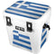 Greece Flag Distressed YETI Roadie 24 Hard Cooler Skin