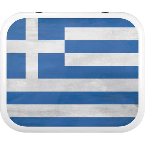 Greece Flag Distressed YETI Roadie 24 Hard Cooler Skin
