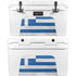 Greece Flag Distressed YETI Tundra 45 Hard Cooler Skin