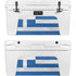 Greece Flag Distressed YETI Tundra 65 Hard Cooler Skin