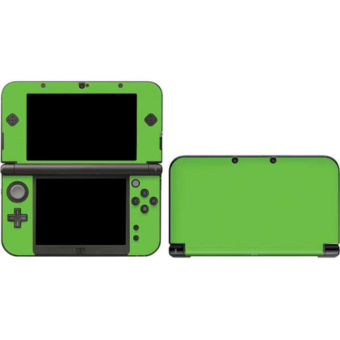 Green Solid 3DS XL 2015 Skin