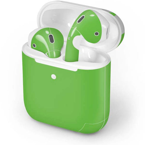 Green Solid Apple AirPods 2 Skin