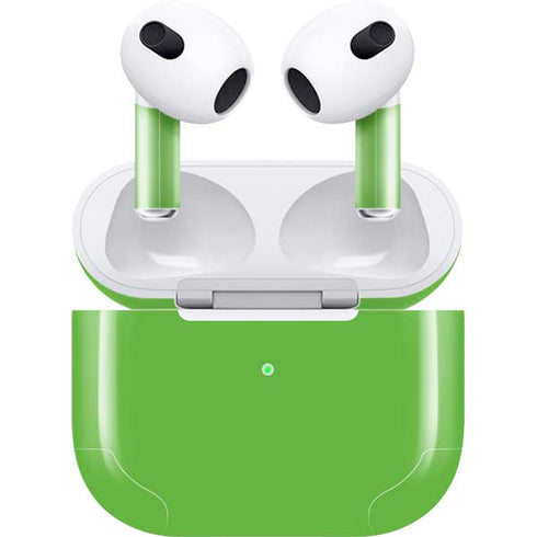 Green Solid Apple AirPods (3rd Gen 2021) Skin