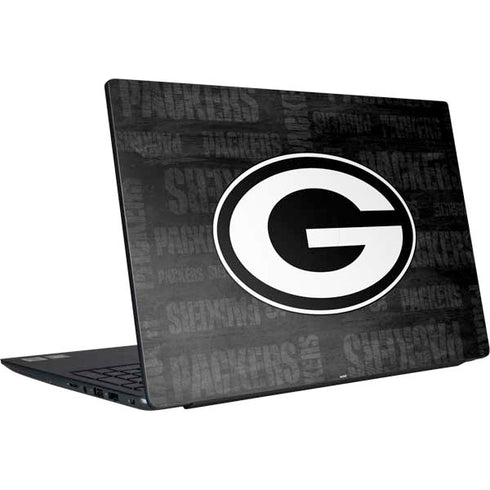NFL Green Bay Packers Black & White Dell Vostro Skin