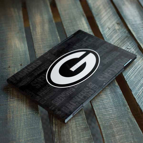 NFL Green Bay Packers Black & White HP Envy Skin