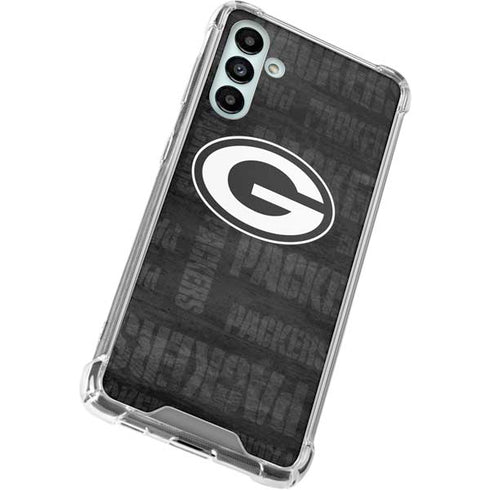 NFL Green Bay Packers Black & White Galaxy A13 5G Clear Case