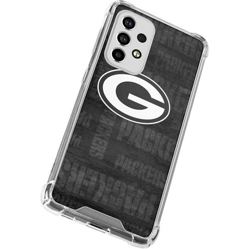 NFL Green Bay Packers Black & White Galaxy A53 5G Clear Case