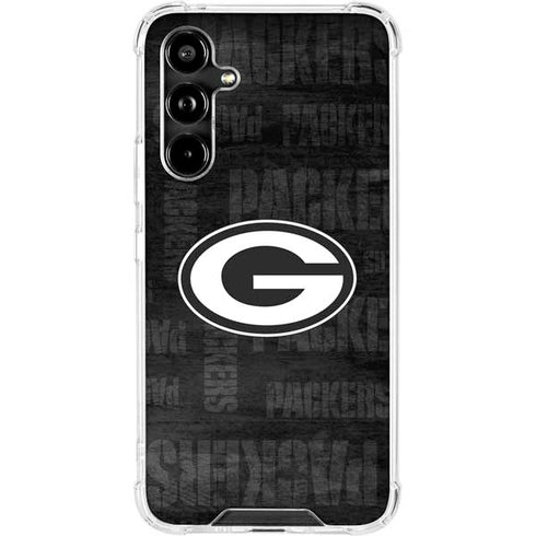 NFL Green Bay Packers Black & White Galaxy A54 5G Clear Case