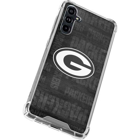 NFL Green Bay Packers Black & White Galaxy A54 5G Clear Case