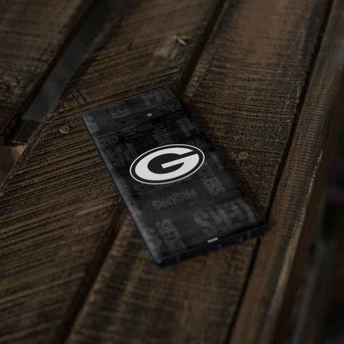 NFL Green Bay Packers Black & White Galaxy Note 9 Skin