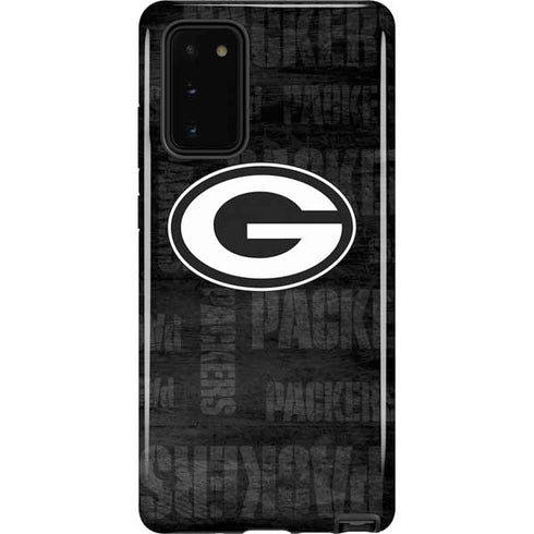 NFL Green Bay Packers Black & White Galaxy Note20 5G Pro Case