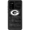 NFL Green Bay Packers Black & White Galaxy Note20 5G Waterproof Case