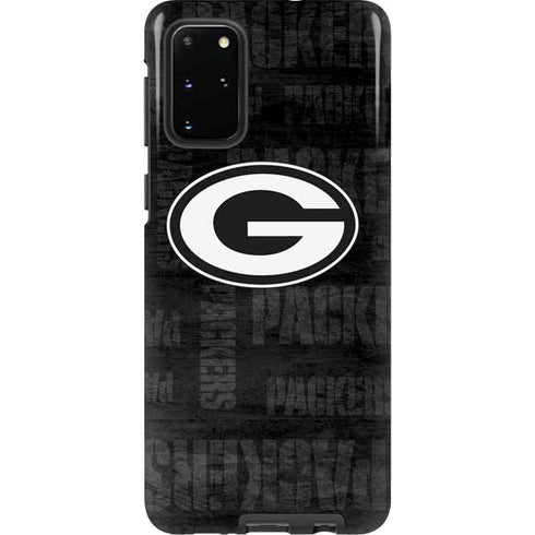 NFL Green Bay Packers Black & White Galaxy S20 Plus Pro Case