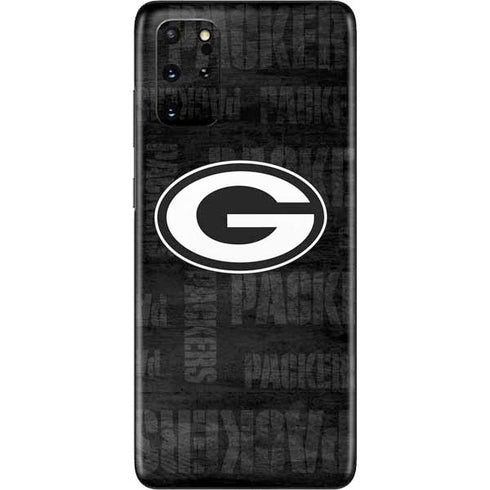 NFL Green Bay Packers Black & White Galaxy S20 Plus Skin