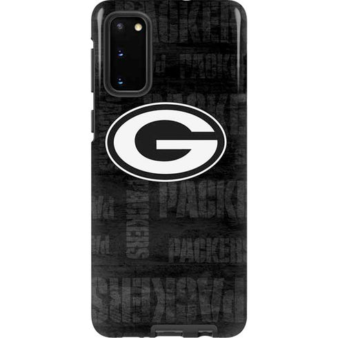 NFL Green Bay Packers Black & White Galaxy S20 Pro Case