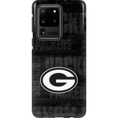 NFL Green Bay Packers Black & White Galaxy S20 Ultra 5G Pro Case