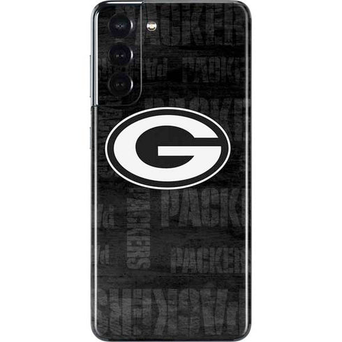 NFL Green Bay Packers Black & White Galaxy S21 5G Skin