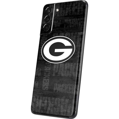 NFL Green Bay Packers Black & White Galaxy S21 5G Skin