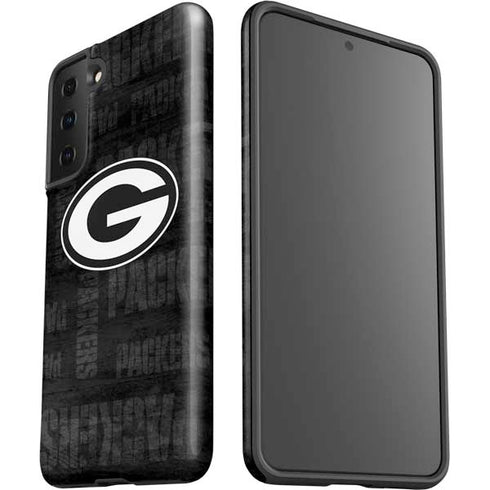 NFL Green Bay Packers Black & White Galaxy S21 Plus 5G Pro Case