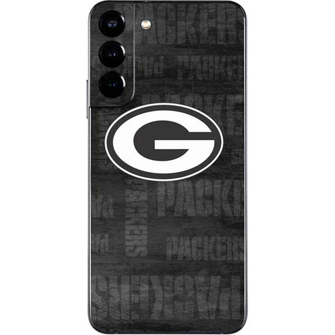 NFL Green Bay Packers Black & White Galaxy S22 Plus Skin