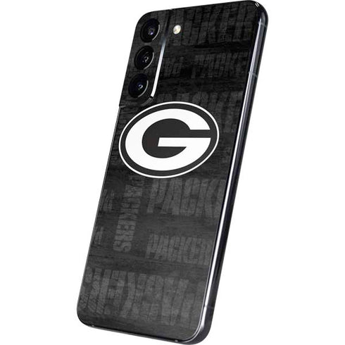 NFL Green Bay Packers Black & White Galaxy S22 Plus Skin