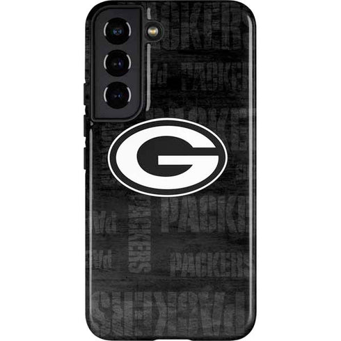 NFL Green Bay Packers Black & White Galaxy S22 Pro Case