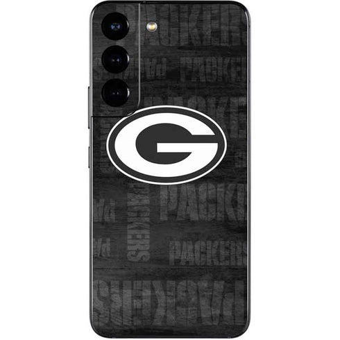 NFL Green Bay Packers Black & White Galaxy S22 Skin
