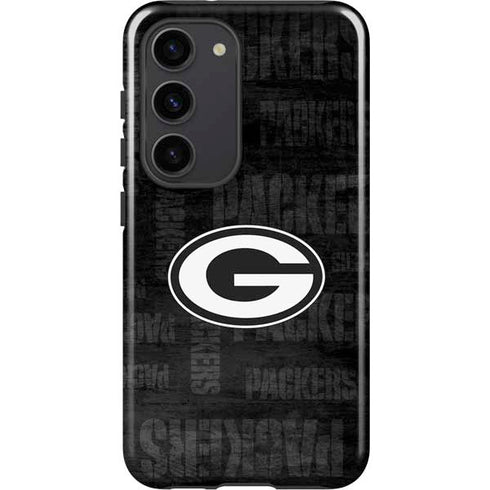 NFL Green Bay Packers Black & White Galaxy S23 Pro Case