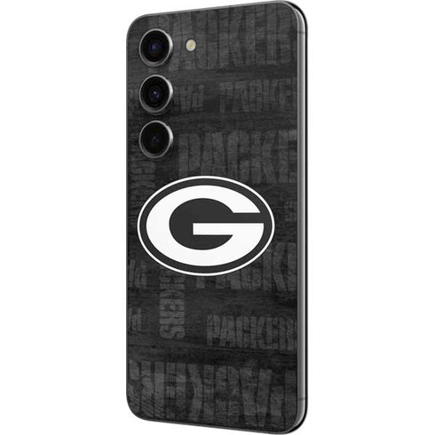 NFL Green Bay Packers Black & White Galaxy S23 Skin
