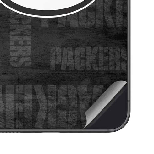 NFL Green Bay Packers Black & White Galaxy S23 Skin