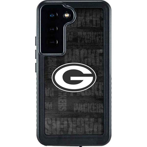 NFL Green Bay Packers Black & White Galaxy S23 Waterproof Case